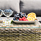 "Кальяри" журнальный столик из искусственного ротанга (гиацинт), цвет соломенный