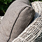 "Фабриция" кресло из искусственного ротанга, цвет серый